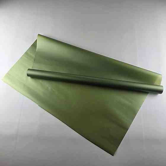 Калька для цветов рулон 8м тонированный матовый (77) (h660) №861 Перламутрово зеленый (1 шт) Харьков