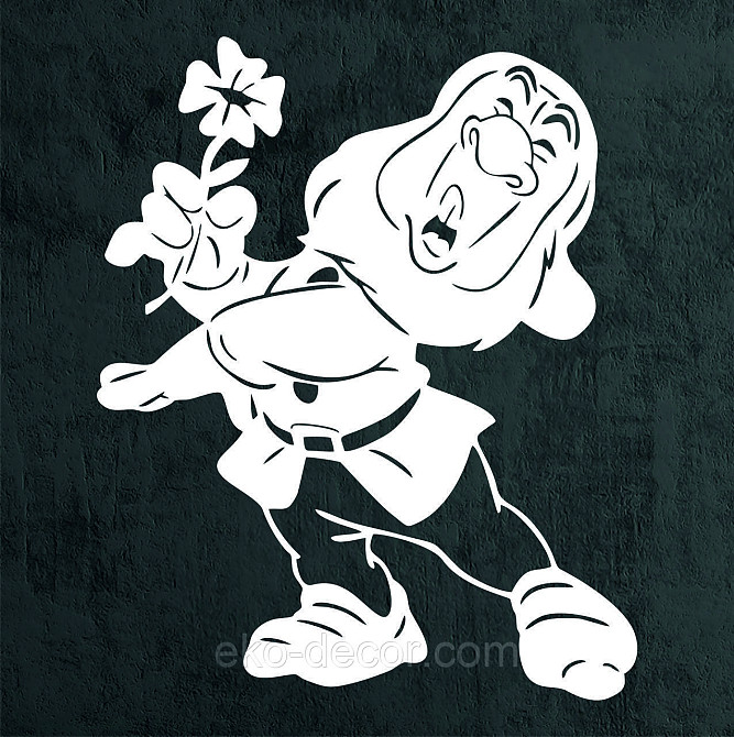 Декоративное настенное Панно «Гномик», Декор на стену 90*73 см Киев - изображение 7