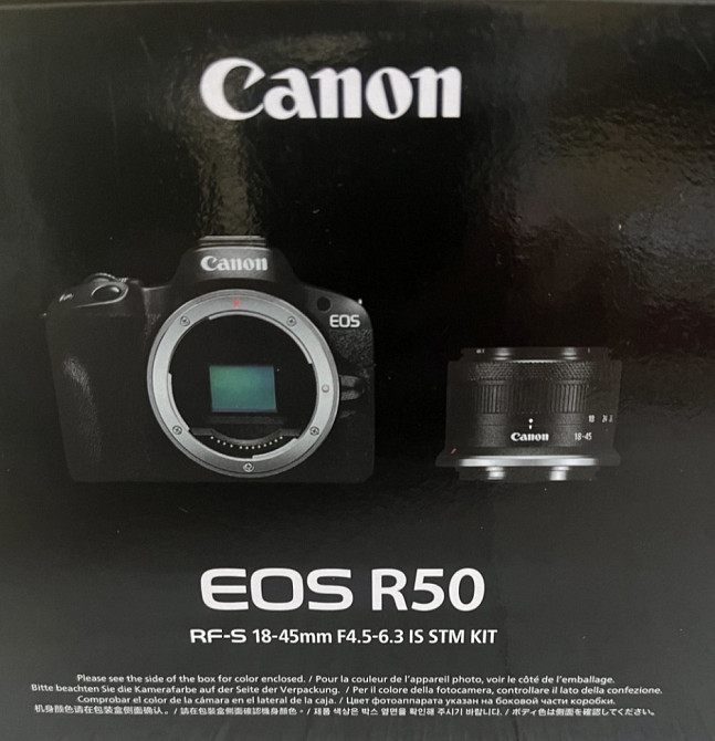 НОВИЙ Canon EOS R50 з об'єктив + RF-S 18-45mm f/4.5-6.3 IS STM Киев - изображение 4