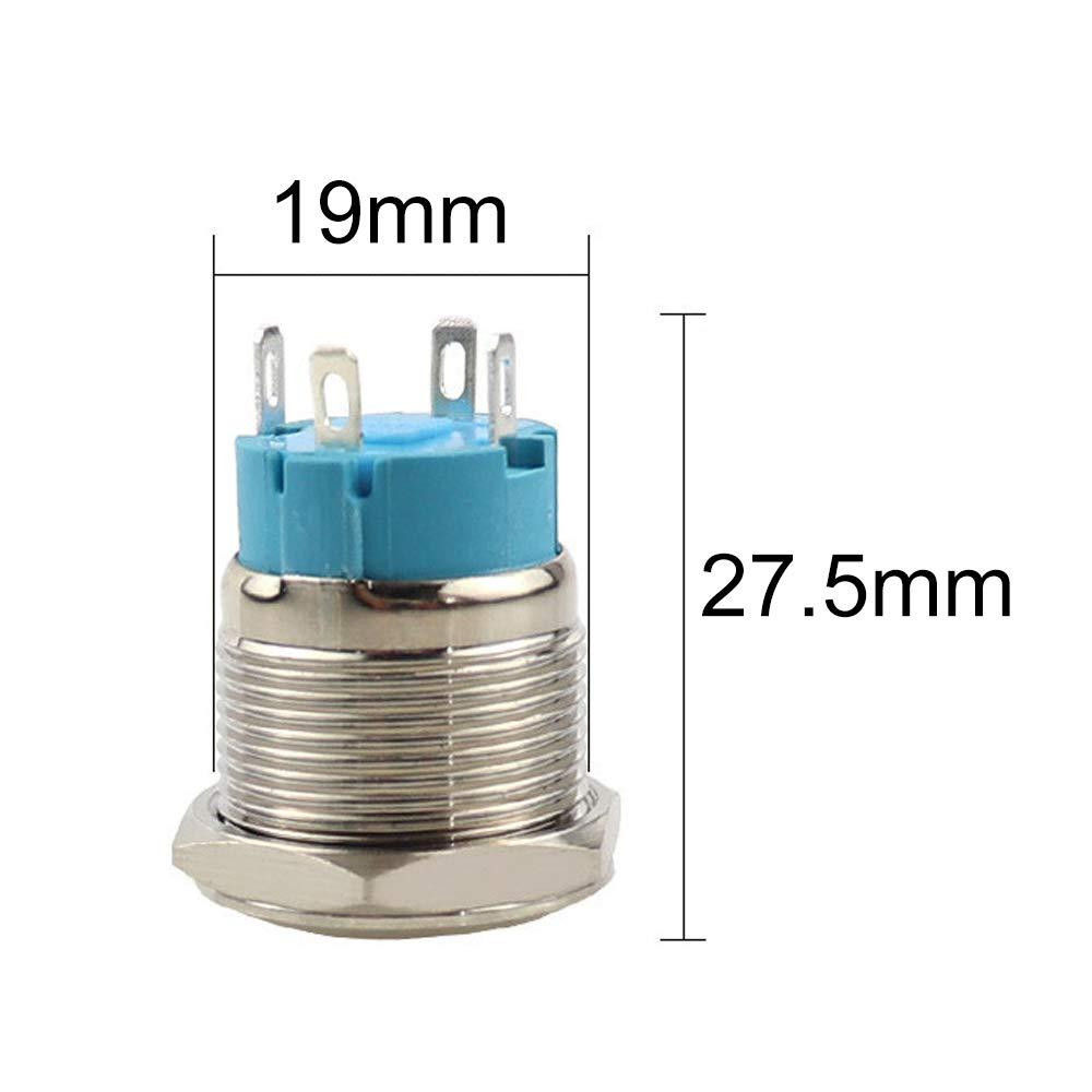Возвратная кнопка 22мм с красным LED 9-24В Киев - изображение 8