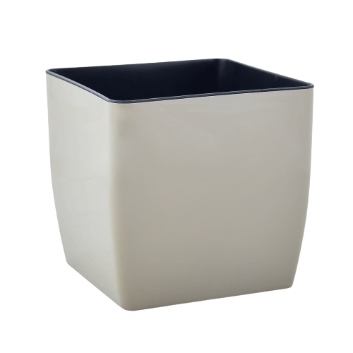 Вазон Квадро 22*22*21см низький какао Алеана Житомир