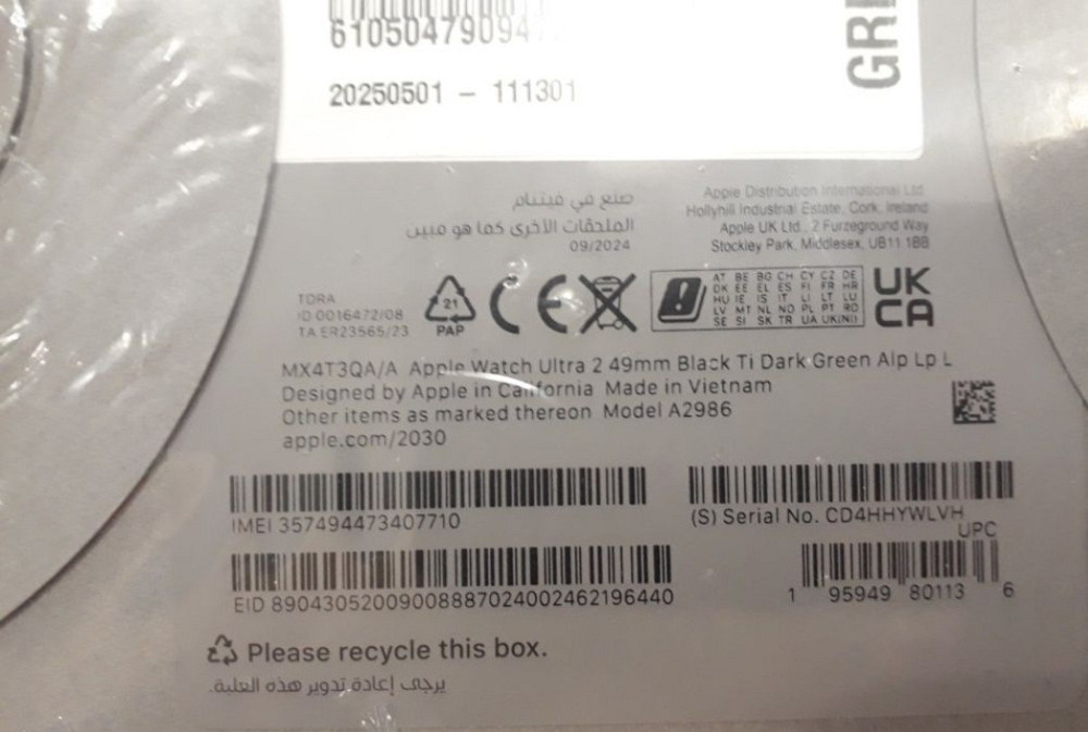 Смарт -Часы .НОВЫЕ оригинальные часы Apple Watch Ultra 2 49 mm Киев - изображение 6