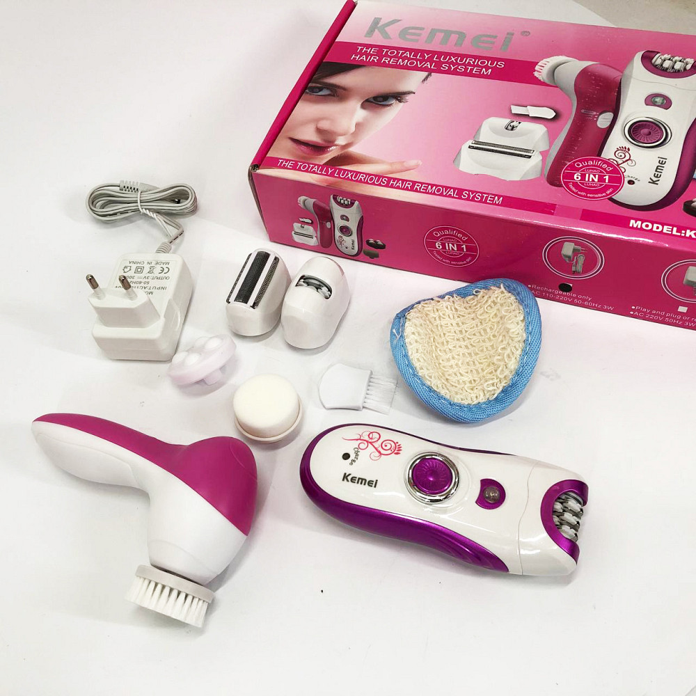 Триммеры для интимных зон, Эпилятор с различными насадками, Эпилятор с насадками для разных участков NC-38 Львов - изображение 12