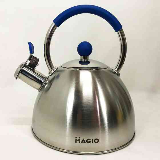 Чайник для плити з гучним свистком Magio, Чайник для газової комфорки Гарний плит QL-66 Львів