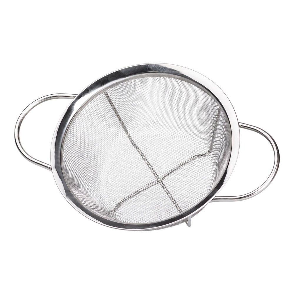 Zhongjing Друшляк з двома ручками 20 см дрібнокомірчаста сітка з нержавіючої сталі HP-19-2-20CM Киев - изображение 3
