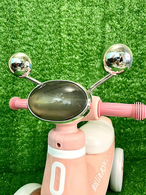 Біговел - толокар JOY музика укр озвучка підсвічування Бежевий (J-50172) Чернигов - изображение 6