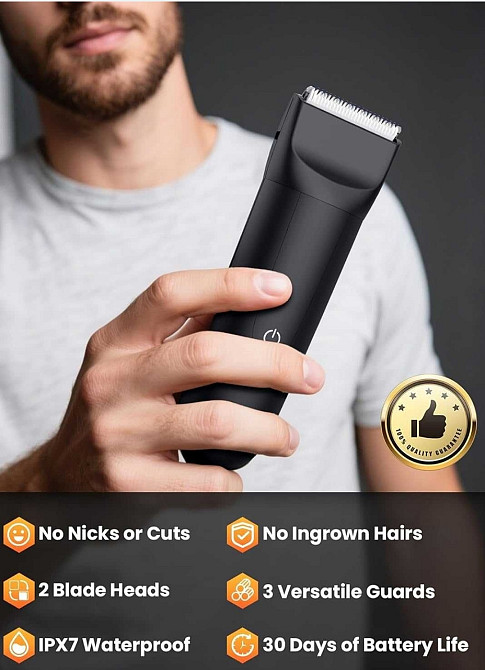 Триммер для тела 2в1 TeethBliss IFAN273 водостойкий аккумуляторный. Харьков - изображение 2