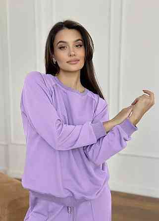 Свитшот женский однотонный Сиреневый 46/48 Харьков