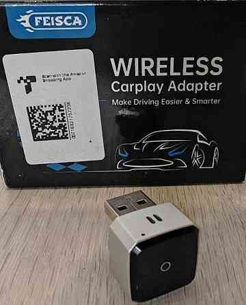 FEISCA Wireless CarPlay Adapter CP09G беспроводной адаптер. Харьков