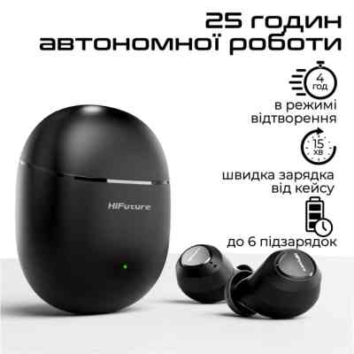 Наушники HiFuture OlymBuds3 Black (olymbuds3.black) Винница
