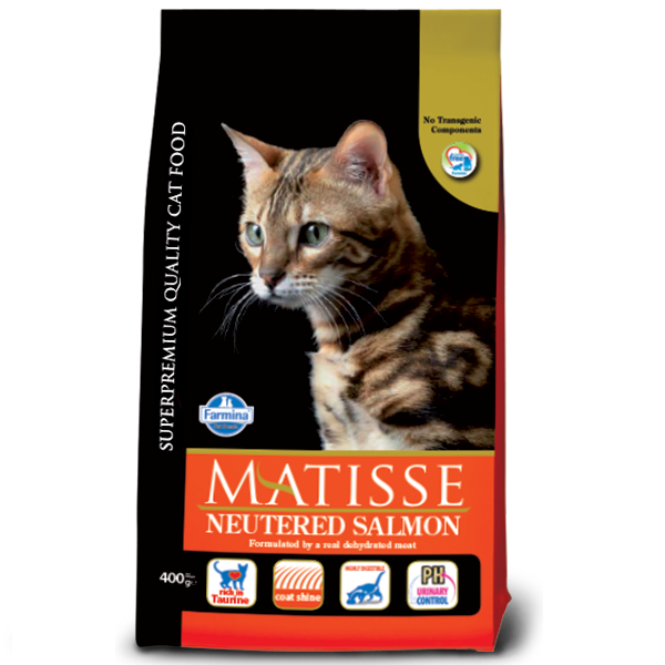 Сухий корм Farmina Matisse Neutered Salmon для стерилізованих кішок, з лососем, 10 кг Київ - фото 1