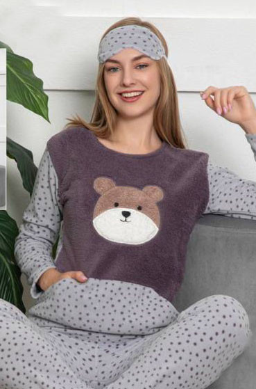 Пижама флисовая женская Сиреневый M Харьков - изображение 1