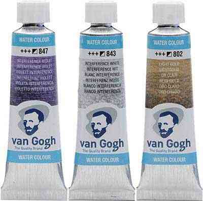 Краска акварельная Van Gogh (843) Интерферентный белый туба 10 мл Royal Talens Киев