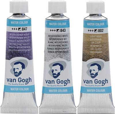Краска акварельная Van Gogh (843) Интерферентный белый туба 10 мл Royal Talens Киев - изображение 2