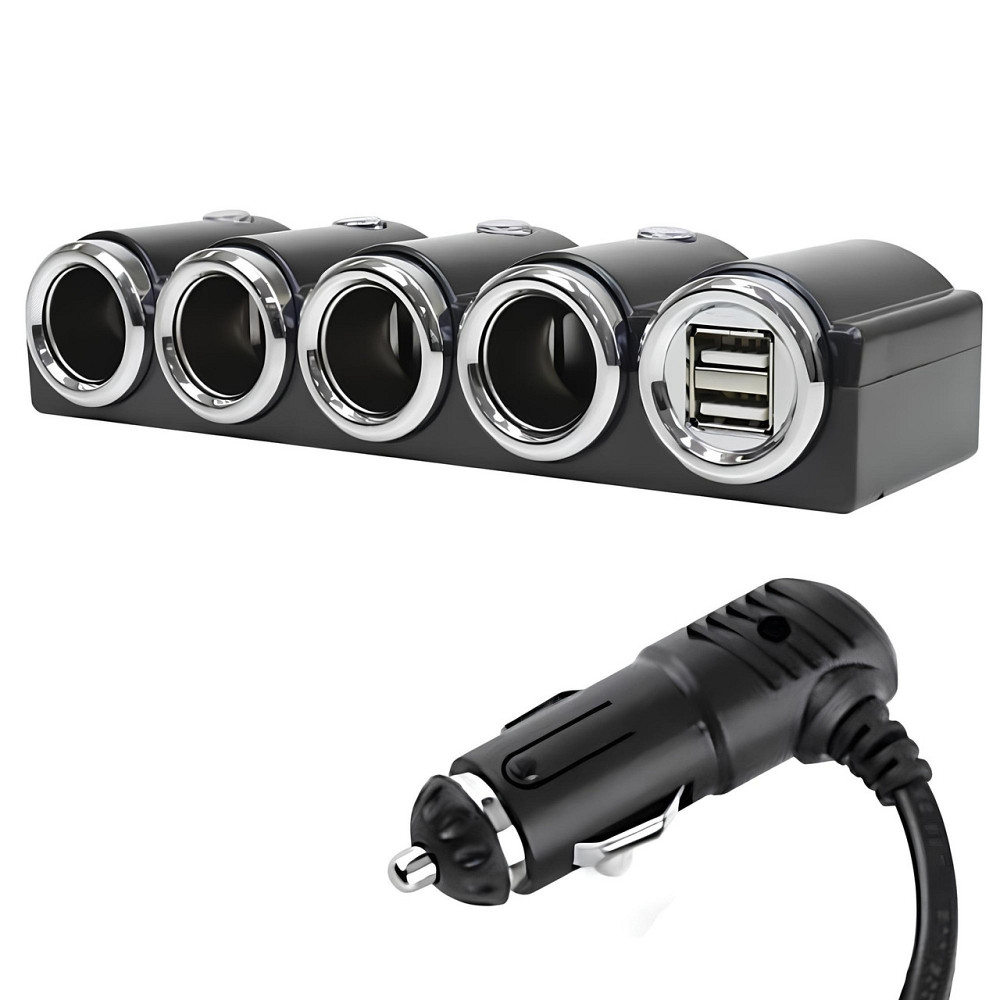Автомобільний розгалужувач прикурювача 120Вт,2хUSB,CTC-612 SBR Київ - фото 1