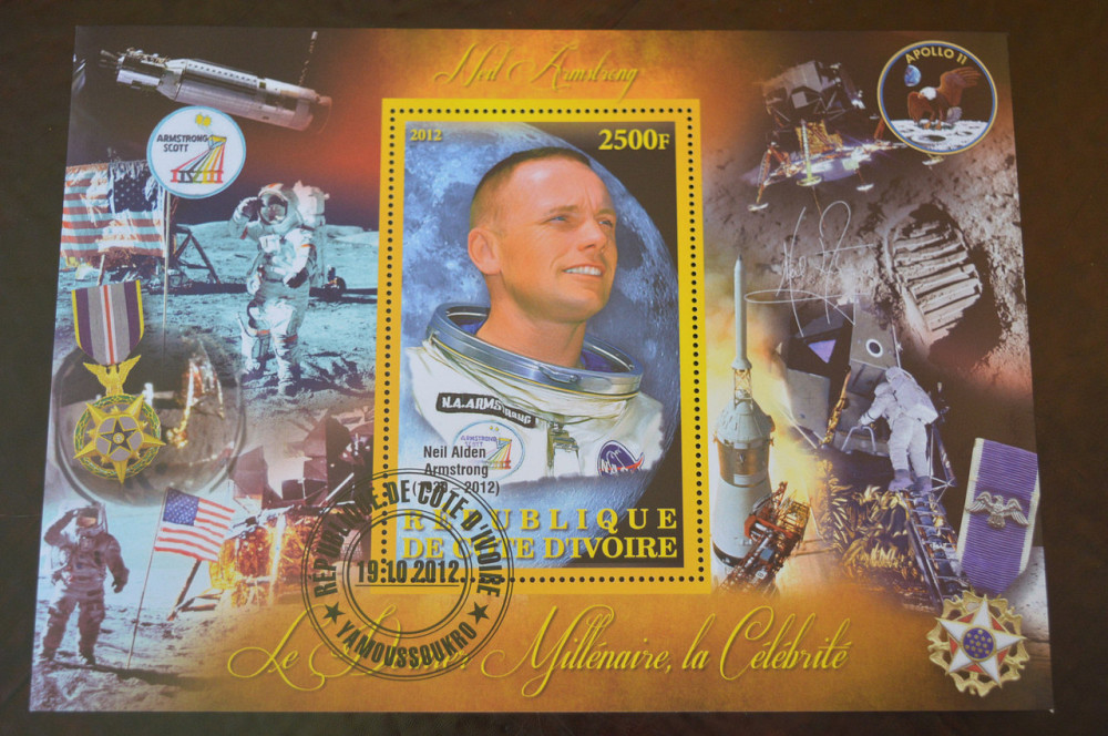 Кот-д’Ивуар. История. Личности. Блок. 2013 год (Б-1) Полтава - изображение 1