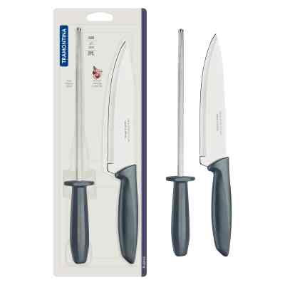 Набір ножів Tramontina Plenus Grey 2 предмети (23498/611) Вінниця