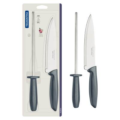 Набор ножей Tramontina Plenus Grey 2 предмети (23498/611) Винница - изображение 2
