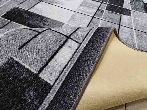 Килимова доріжка найкраща ціна, Сіра абстракція, Килим на виріз, 120, 400 Кам'янське