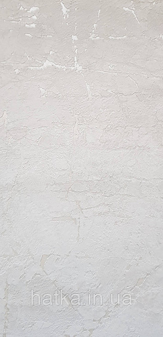 Шпалери вінілові на флізеліні A.S.Creation UNITA 1.06x10 під камінь структурні білі сріблясті 79204-4 Київ - фото 1