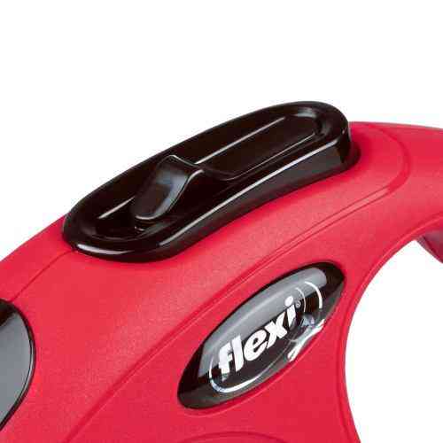 Повідець-рулетка Flexi New Classic для собак, зі стрічкою, розмір XS 3 м / 12 кг (червона) Вінниця