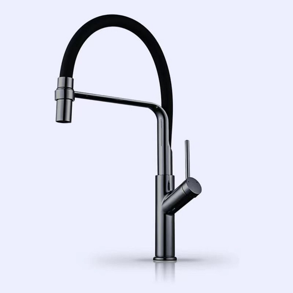 VALESO Кухонний змішувач VALESO гнучкий PVD чорний Київ - фото 2