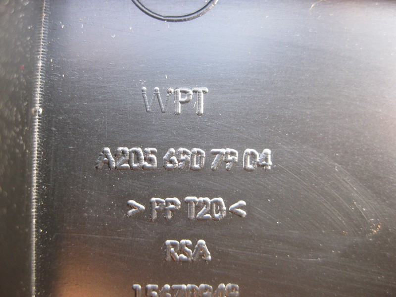 Mercedes-Benz  A2056907904 9051 Пластикова передня частина підлоги багажника чорна C-Class W205 Одесса - изображение 3