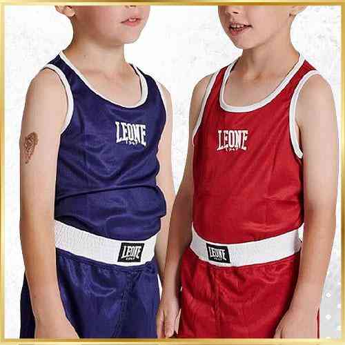 Майка боксерська двостороння тренувальна для боксу та єдиноборств Leone Double Face Junior XL Київ