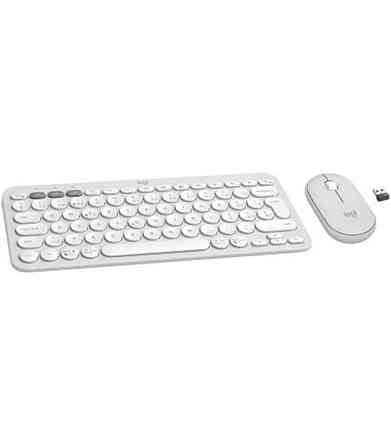 Комплект (клавіатура, миша) бездротовий Logitech Pebble 2 Combo White (920-012240) Білий Харьков