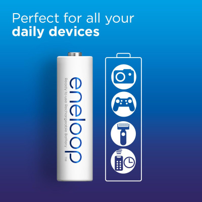 Акумулятор Panasonic AA Eneloop 2000mAh NI-MH * 4 + Сase (BK-3MCDEC4CP) Вінниця - фото 6