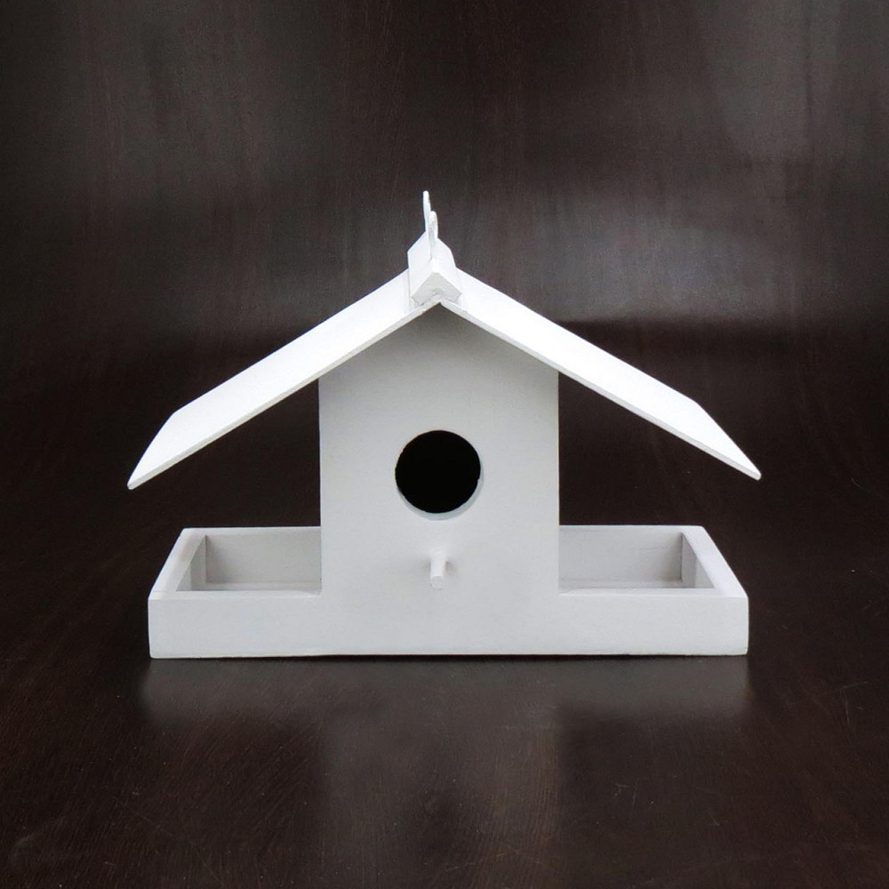 Кормушка со скворечником 