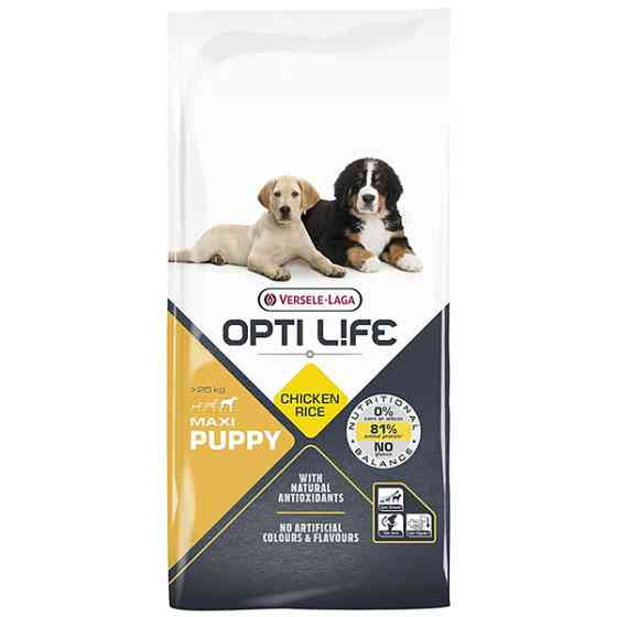 Opti Life Puppy Maxi ОПТІ ЛАЙФ ЦУЦЕНЯ ВЕЛИКИХ сухий суперпреміум корм для цуценят великих порід Київ