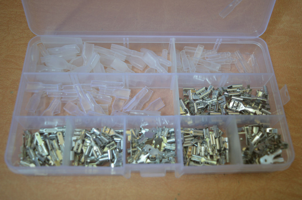 Набор ножевых клемм 2,8; 4,8; 6,3мм (F+M) (240шт) Полтава - изображение 1