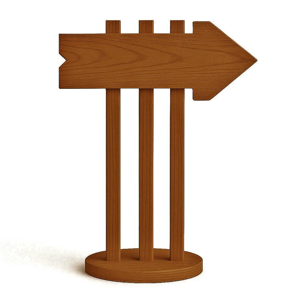 Напольная стрелка-указатель 