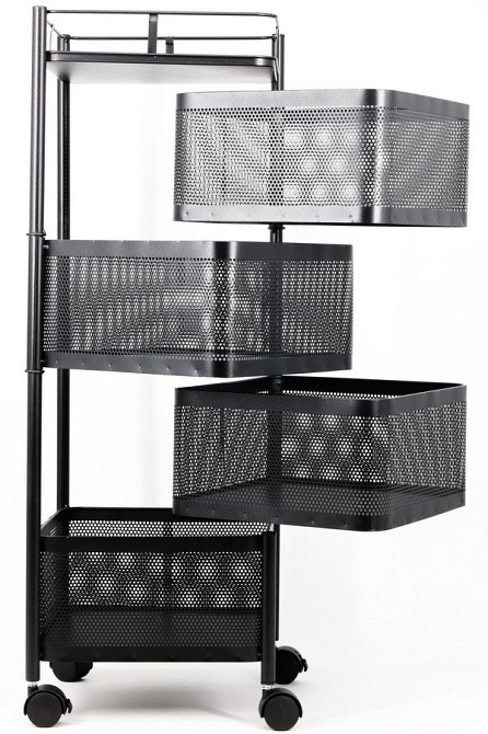 50113 Полка Товарная Раздвижная 4 Яруса 29.5 x 76.5 x 29 см. (1) Одесса - изображение 3