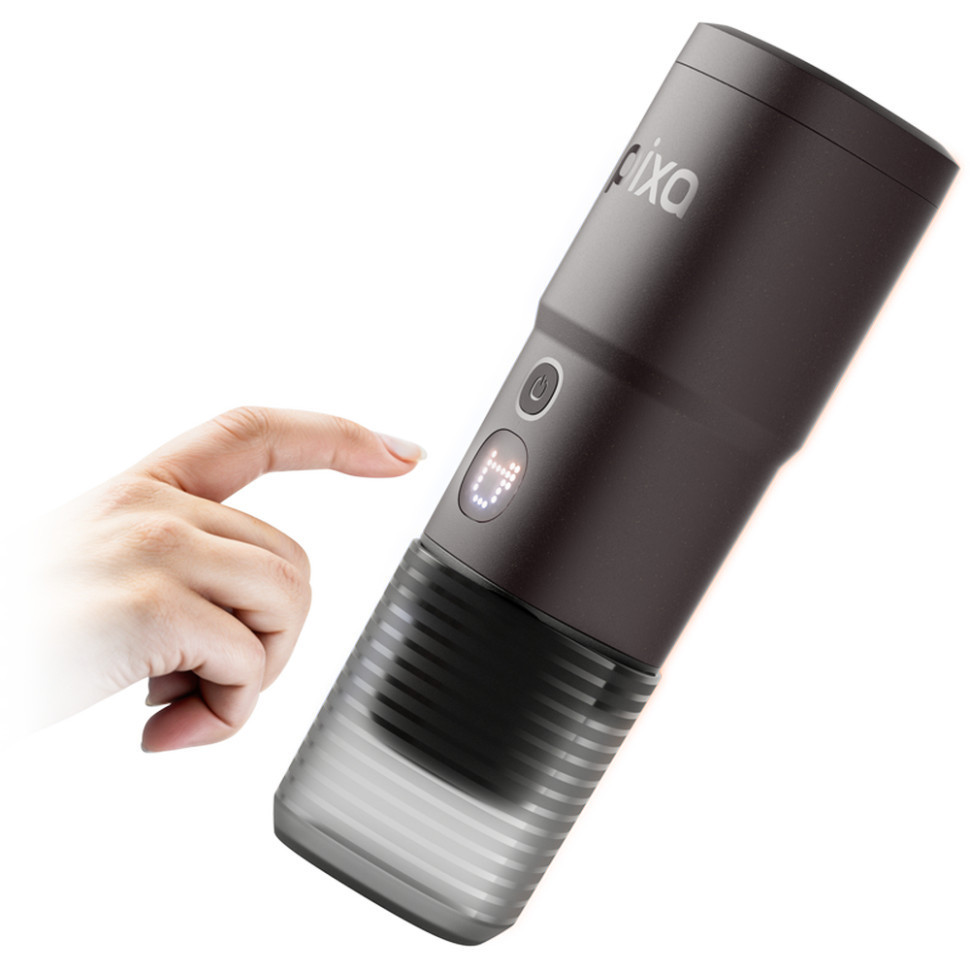 Портативная электрическая эспрессо-кофеварка Wacaco Pixapresso, темный бургунд Киев - изображение 7