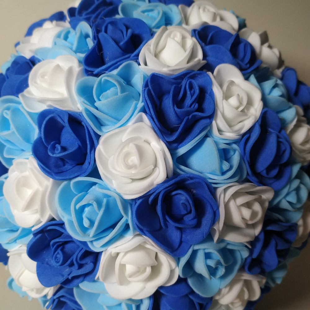 Світильник-нічник "Букет синьо-білих троянд" Дніпро - фото 7