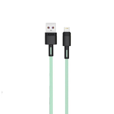 Дата кабель USB 2.0 AM to Lightning 1.0m 5A green XO (NB166-L-1-GR) Винница - изображение 1