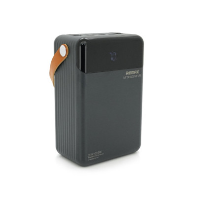 Батарея универсальная Remax 80000mAh, 20W, 3*USB+Type-C+Lighting, Black (RPP-566) Винница - изображение 4