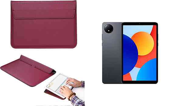 Чохол-конверт VitoCase для Xiaomi Redmi Pad SE 8.7, з функцією підставки для планшета Бордовий Київ