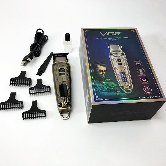 Бритва тример машинка VGR V-901, Многофункциональный триммер для стрижки волос BD-834 и бороды Киев - изображение 4