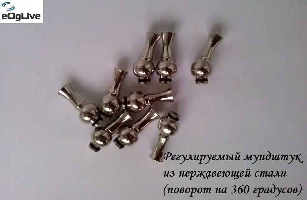 Регульований мундштук (Drip Tip) 510 з неіржавкої сталі Київ - фото 3
