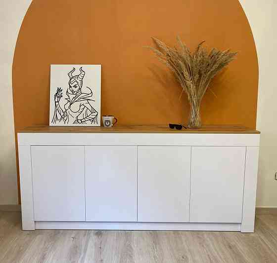 Великий комод LION Ларрі-1 Нiмфея альба/Дуб Аппалачи (LION-041009) Львів