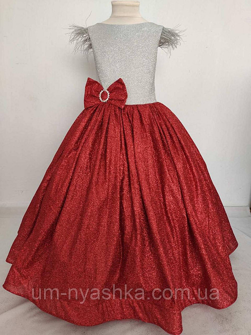 Платье Елочка Длинное блестящее изумрудное платье Дженифер на 4-5, 6-7 лет Кривой Рог - изображение 5