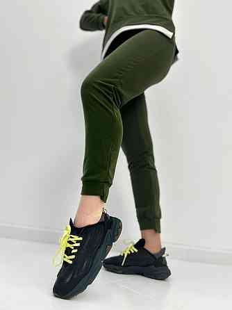 Трикотажний костюм-двійка "Spring" оптом | Норма | Розпродаж моделі 42-44, Хакі Київ