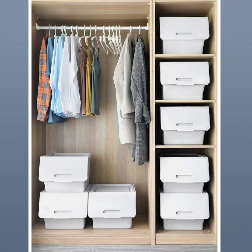 Контейнер для зберігання 45.5х38х31см Білий SW-00002420 Київ - фото 10