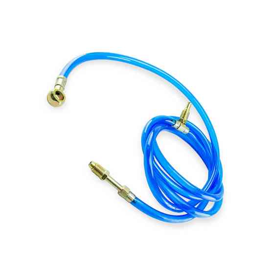 Топливопровод давления 3 штуцера пласт. МТЗ L=2500мм (тройник в бак) низкого Мукачево