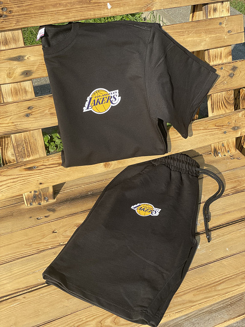 Костюм комплект Oversize літній Unisex  - Lakers (шорти + футболка) Чернівці - фото 7