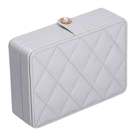 Скринька для прикрас з еко шкіри 16×11×4.7 см органайзер для ювелірних виробів HP-5-30G Коломия