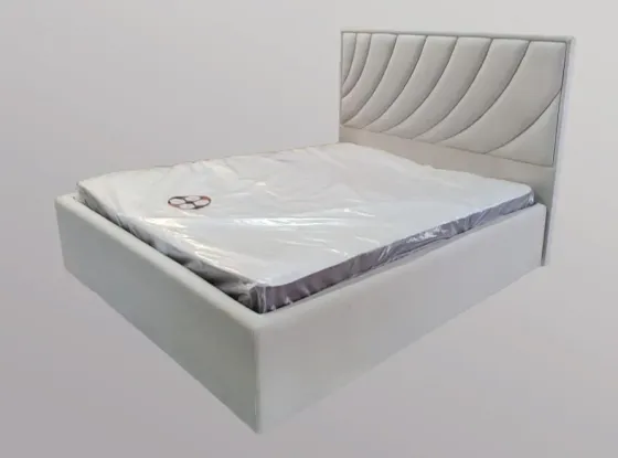 Кровать BNB Laurel Comfort 90 х 200 см Simple С подъемным механизмом и нишей для белья Айвори Киев